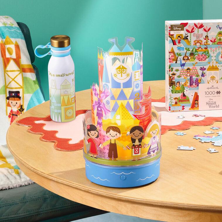 Hallmark Disney It's A Small World Rotating Lamp With Sound