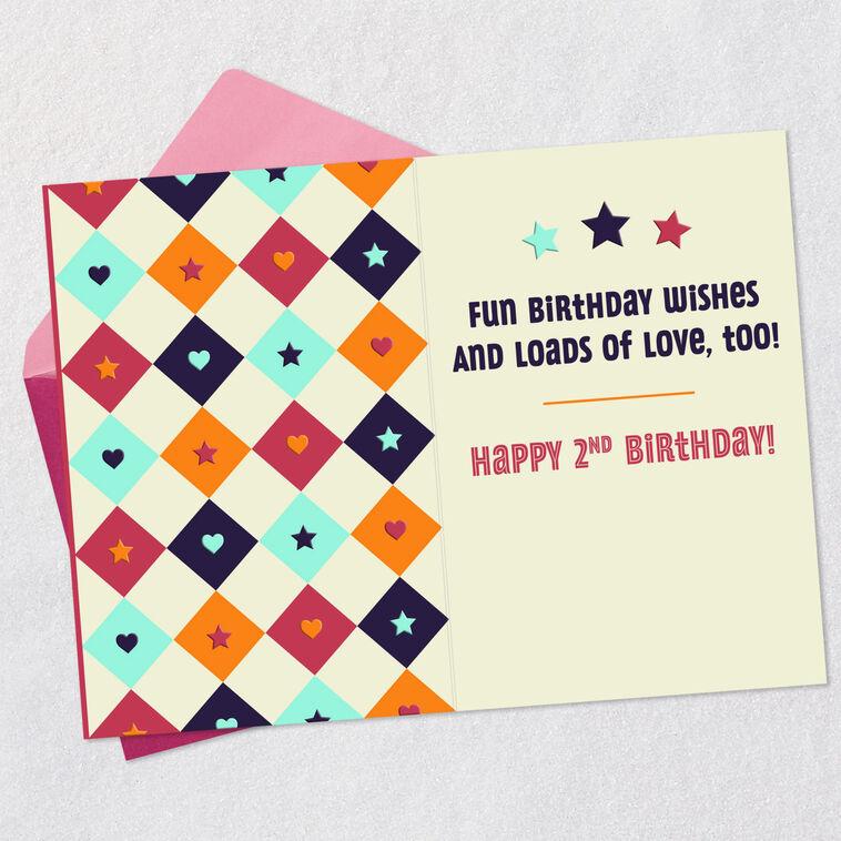 Hallmark Disney Junior T.O.T.S. Loads Of Love 2nd Birthday Card