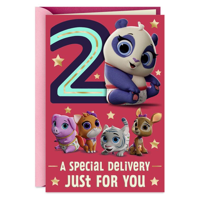 hallmark Disney Junior T.O.T.S. Loads of Love 2nd Birthday Card