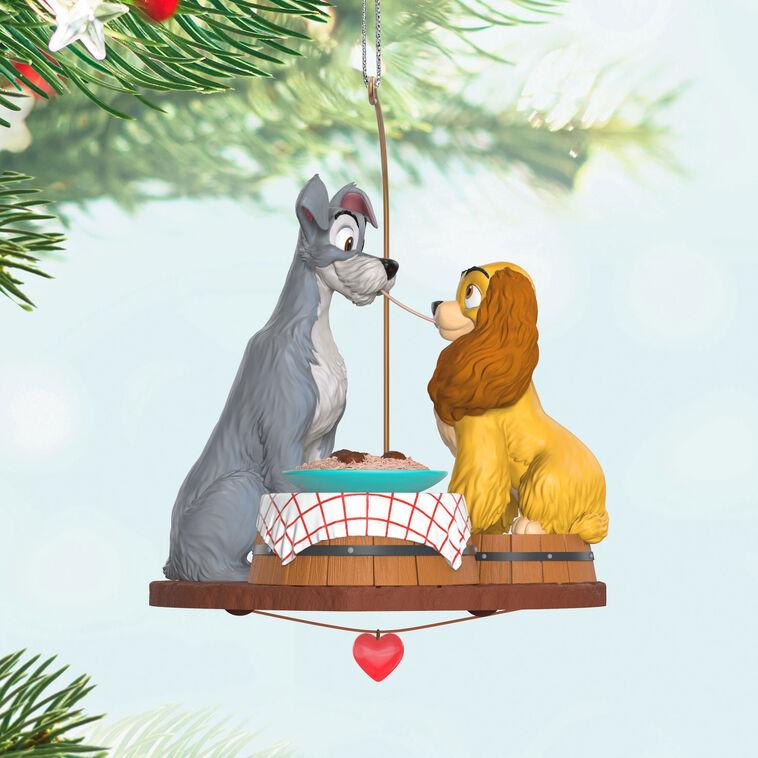 Hallmark Disney Lady And The Tramp 70th Anniversary Spaghetti Supper Ornament