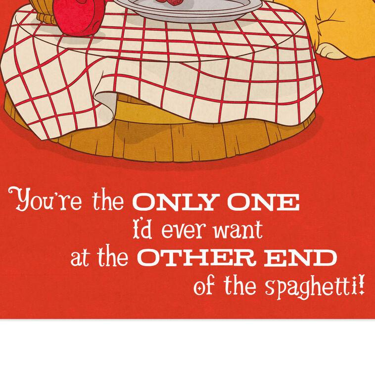 Hallmark Disney Lady And The Tramp Sweetest Day Card