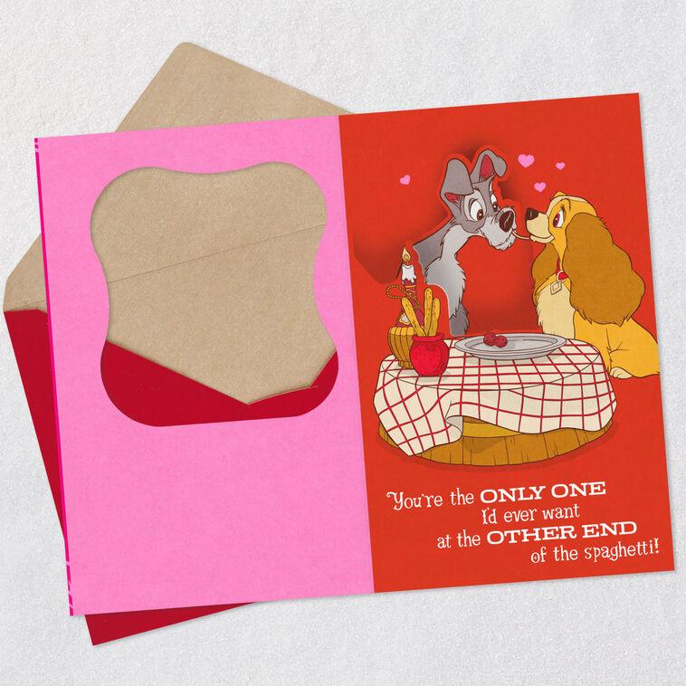 Hallmark Disney Lady And The Tramp Sweetest Day Card