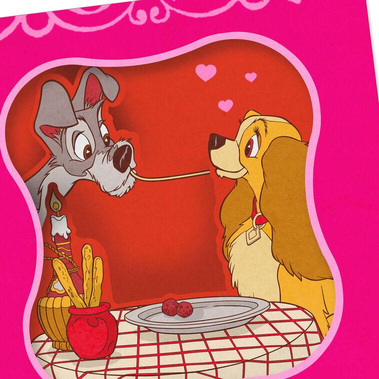 Hallmark Disney Lady And The Tramp Sweetest Day Card