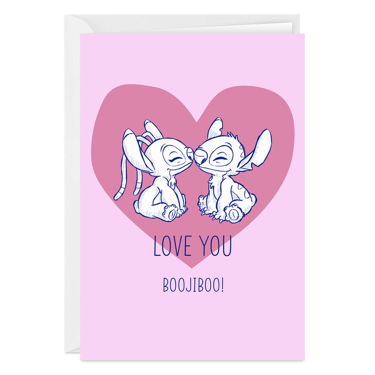 hallmark Disney Lilo & Stitch Custom Valentine's Day Card