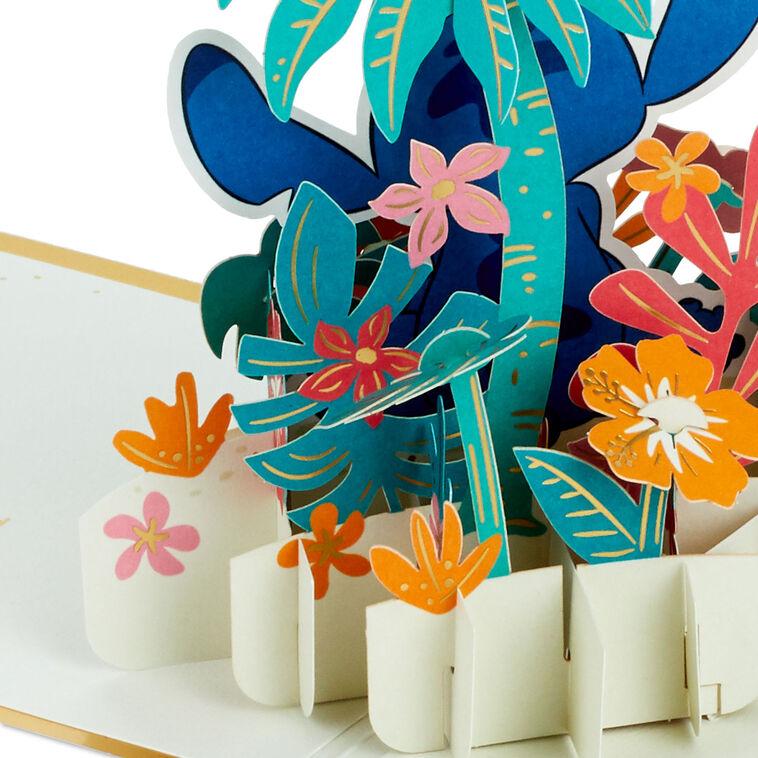 Hallmark Disney Lilo & Stitch Happy Day 3D Pop-Up Card