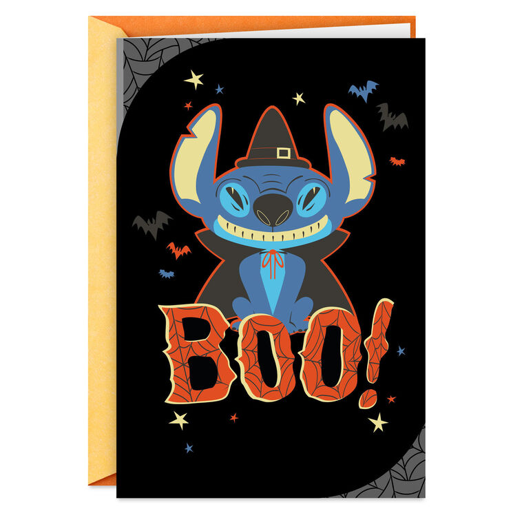 hallmark Disney Lilo & Stitch Witchy Stitch Halloween Card for Kids