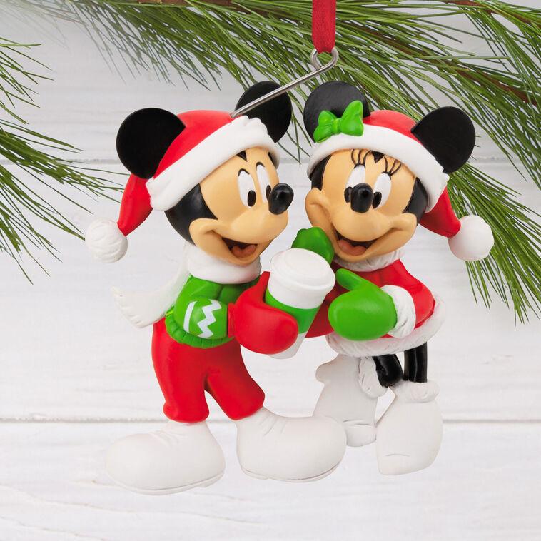 Hallmark Disney Mickey And Minnie Sharing Cocoa Hallmark Ornament