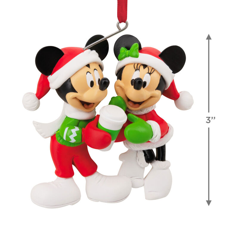 Hallmark Disney Mickey And Minnie Sharing Cocoa Hallmark Ornament