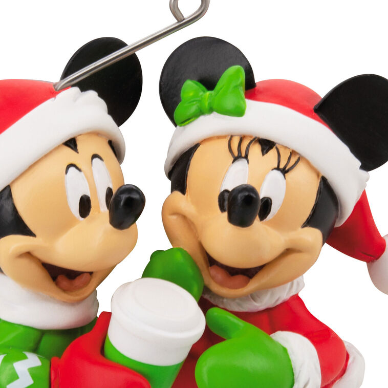 Hallmark Disney Mickey And Minnie Sharing Cocoa Hallmark Ornament