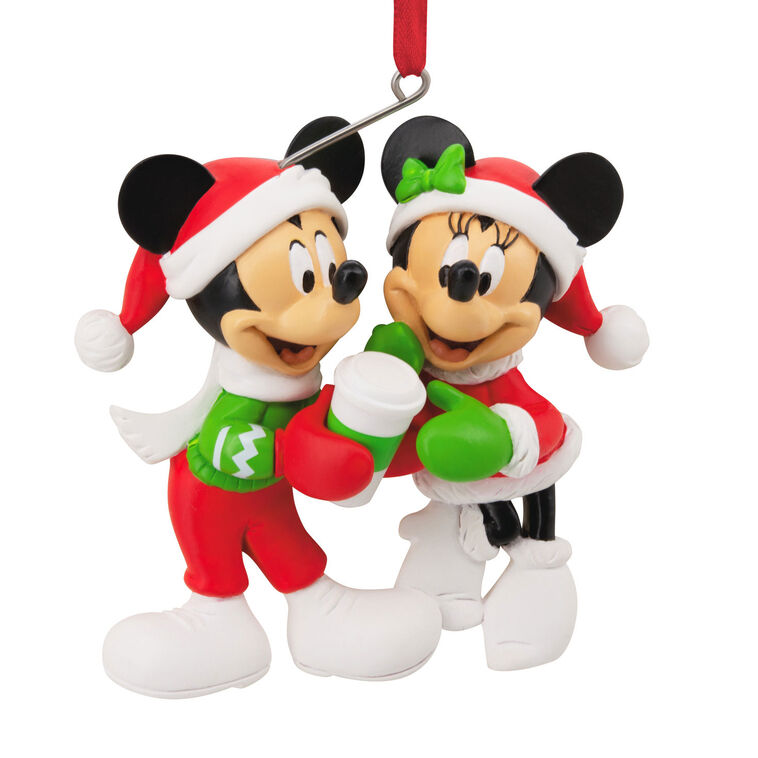 hallmark Disney Mickey and Minnie Sharing Cocoa Hallmark Ornament