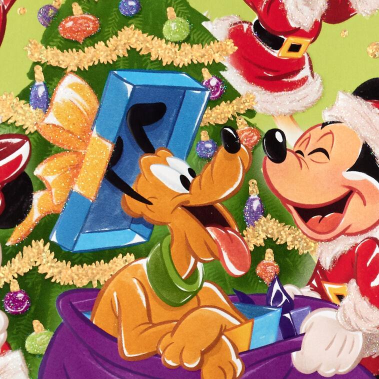 Hallmark Disney Mickey Mouse And Friends Musical Christmas Card