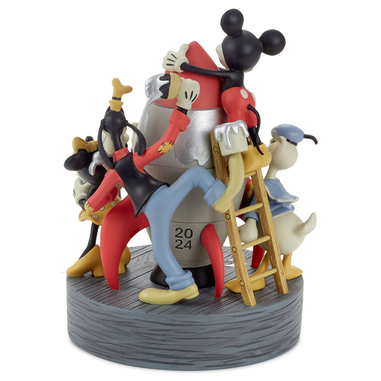 Hallmark Disney Mickey Mouse And Friends Rocket Figurine With Light