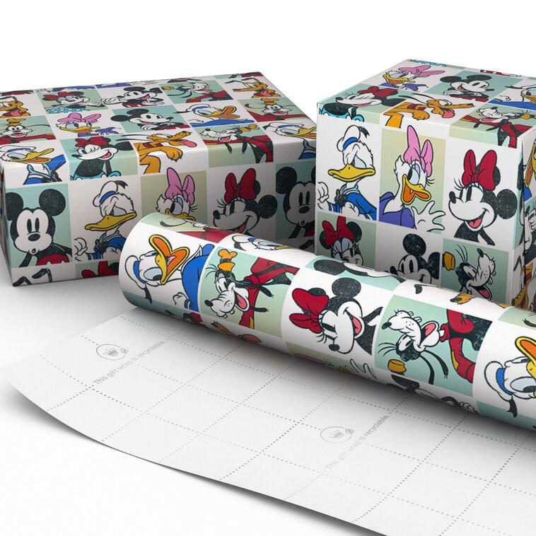 Hallmark Disney Mickey Mouse And Friends Wrapping Paper Roll 17.5 Sq. Ft