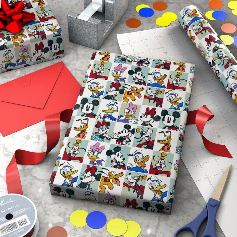 Hallmark Disney Mickey Mouse And Friends Wrapping Paper Roll 17.5 Sq. Ft