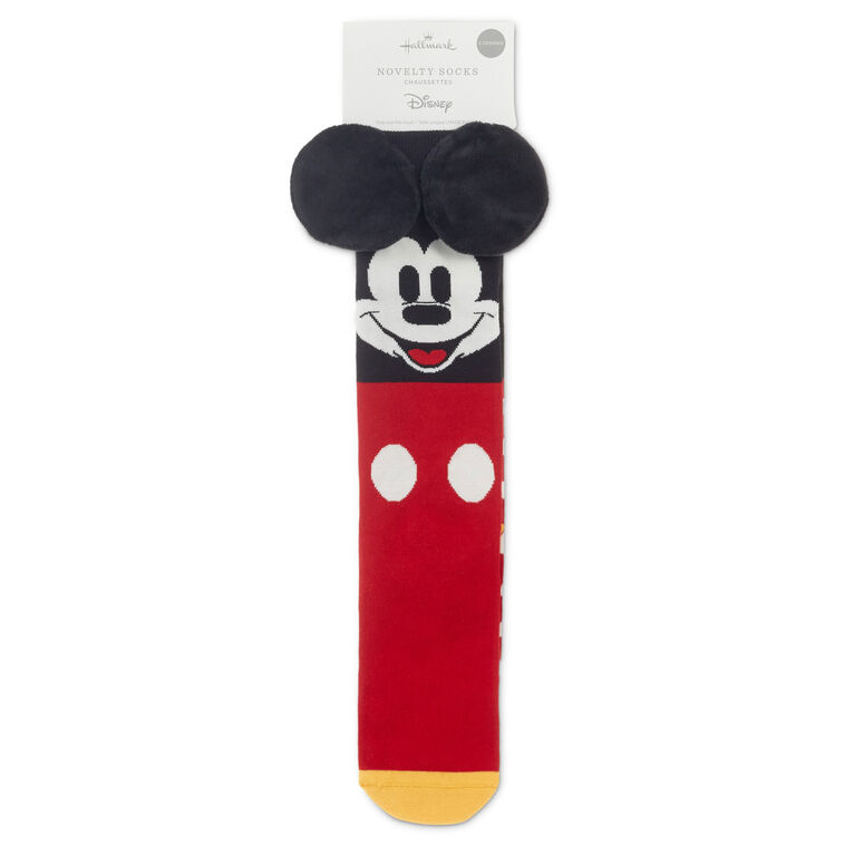 Hallmark Disney Mickey Mouse And Minnie Mouse Novelty Crew Socks