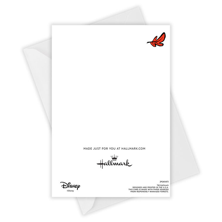 Hallmark Disney Mickey Mouse Ears Pumpkin Custom Halloween Card