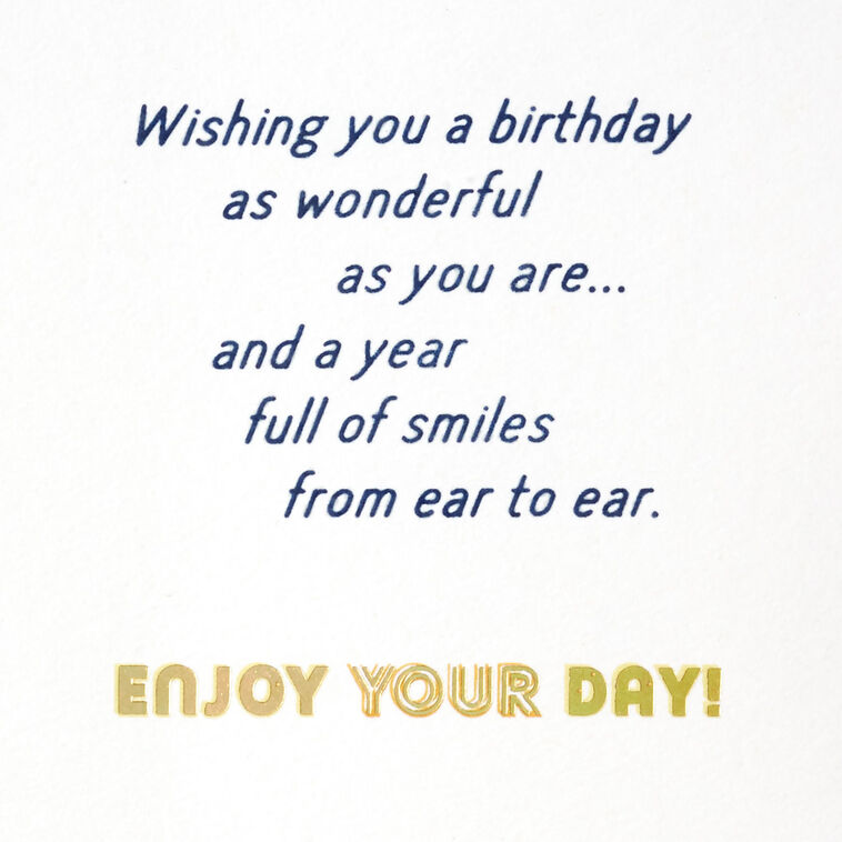 Hallmark Disney Mickey Mouse Happy You Day Birthday Card For Son-in-Law