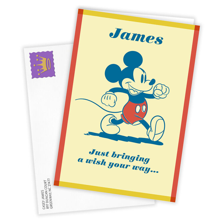 Hallmark Disney Mickey Mouse Have A Happy Kind Of Day Custom Card