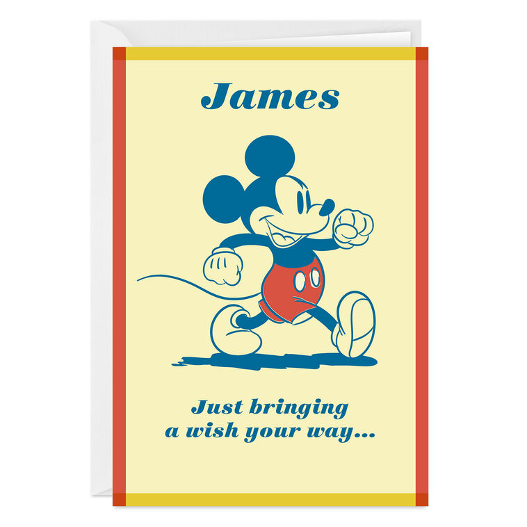 hallmark Disney Mickey Mouse Have a Happy Kind of Day Custom Card
