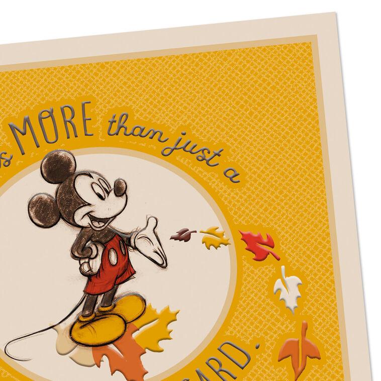 Hallmark Disney Mickey Mouse Here's A Hug Thanksgiving Card