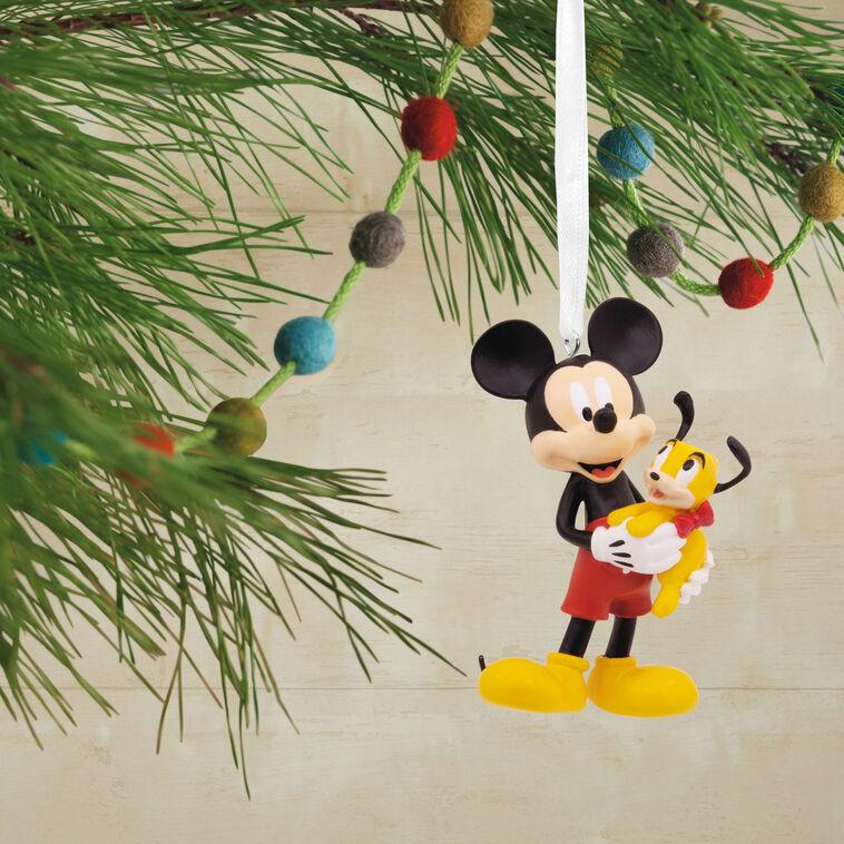 Hallmark Disney Mickey Mouse Holding Puppy Hallmark Ornament