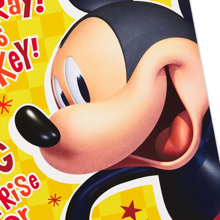 Hallmark Disney Mickey Mouse Hot Dog Musical Birthday Card