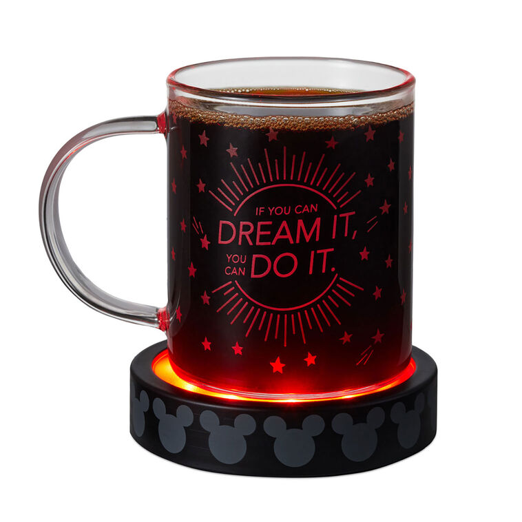 Hallmark Disney Mickey Mouse Light-Up Mug With Base 13 Oz