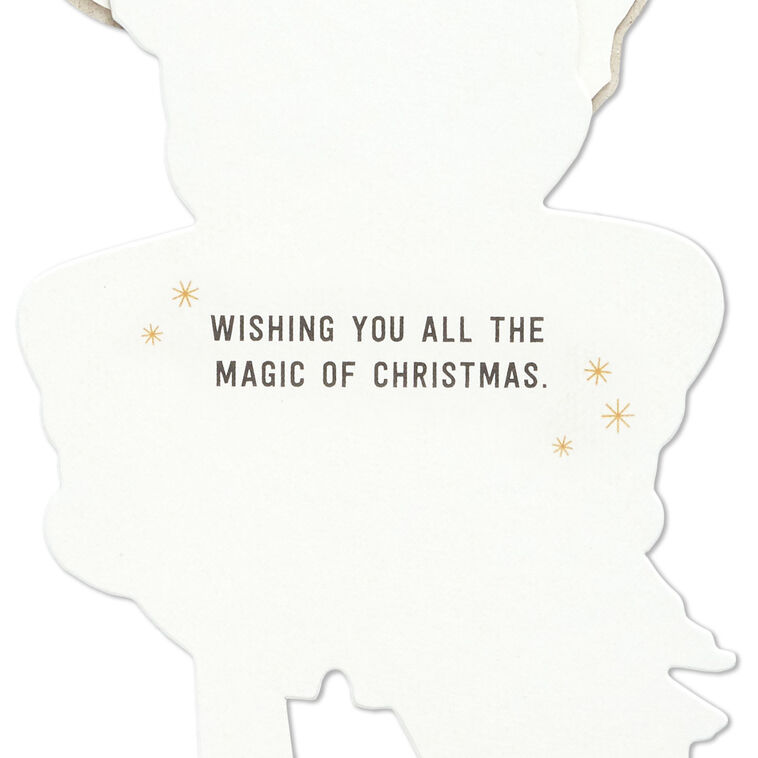 Hallmark Disney Mickey Mouse Magic Of The Season Wooden Christmas Card