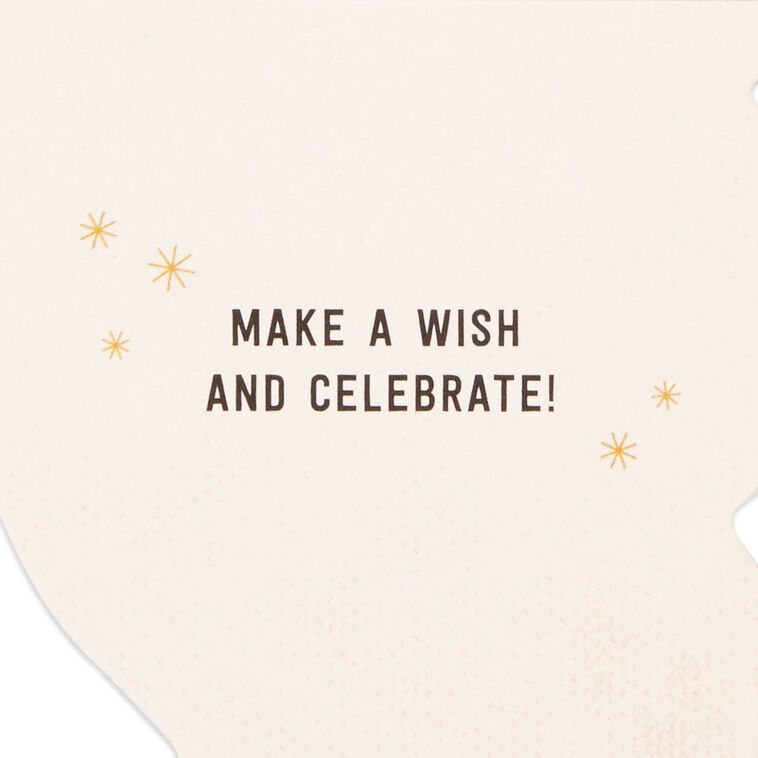 Hallmark Disney Mickey Mouse Make A Wish Birthday Card