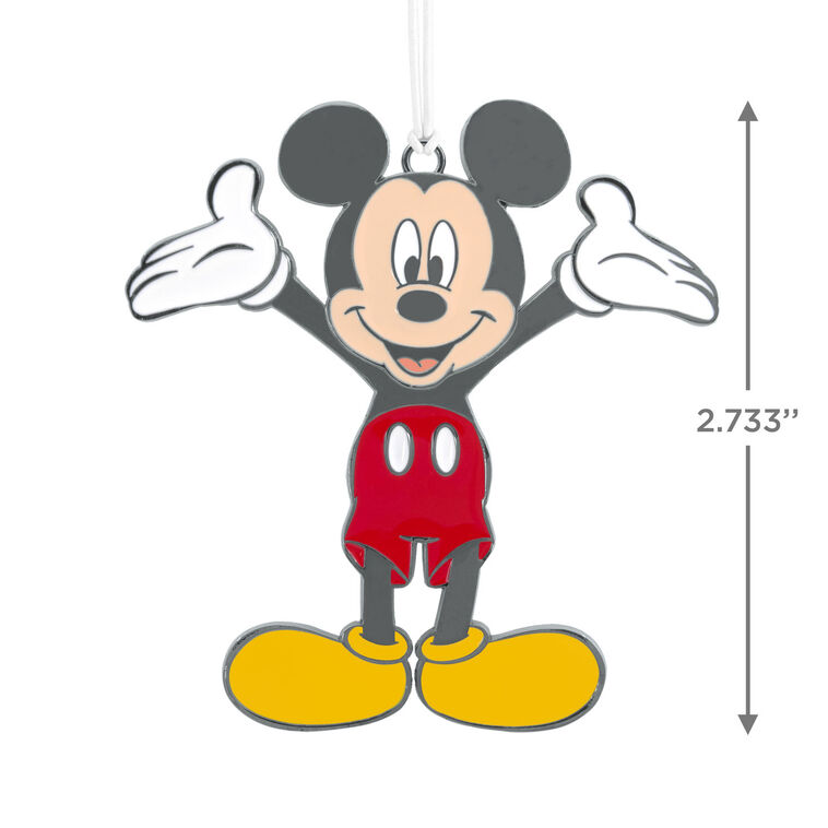 Hallmark Disney Mickey Mouse Moving Metal Hallmark Ornament