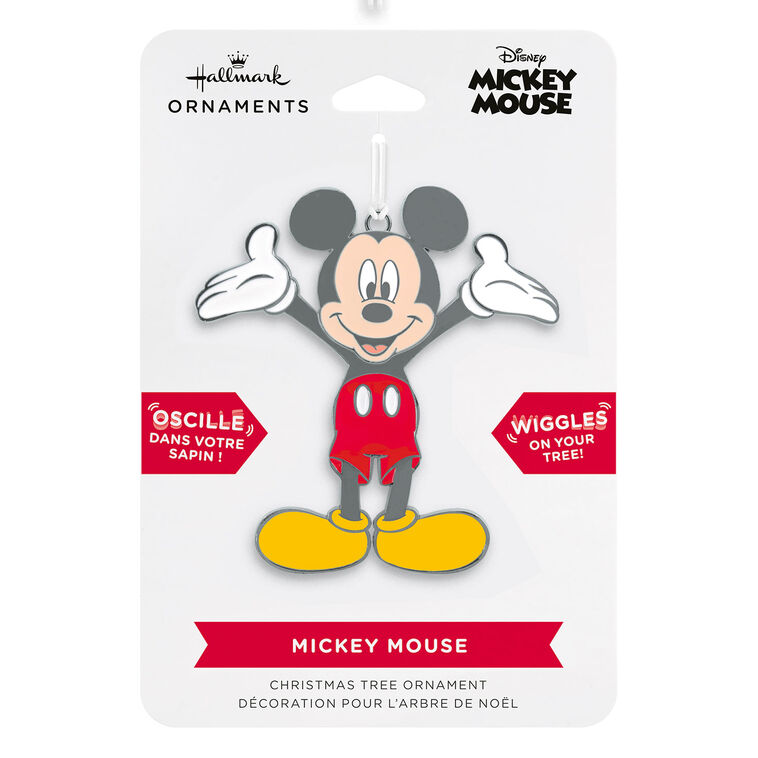 Hallmark Disney Mickey Mouse Moving Metal Hallmark Ornament