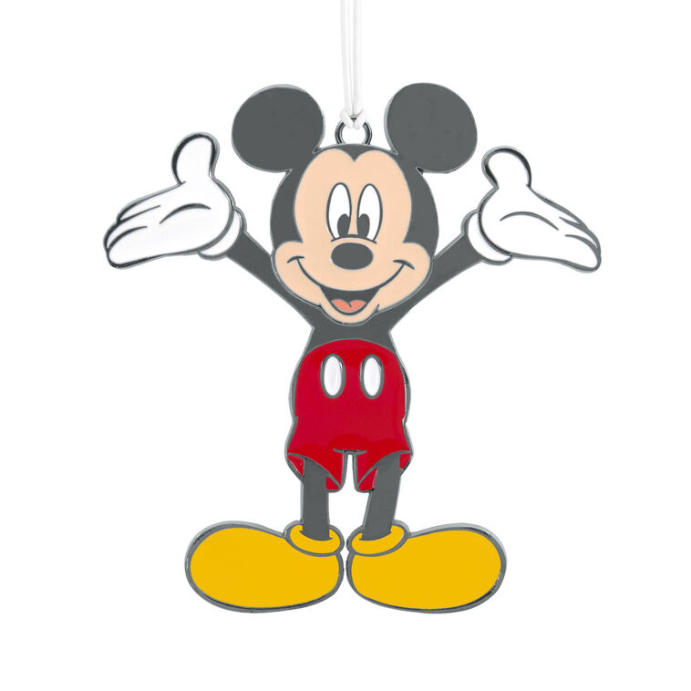 hallmark Disney Mickey Mouse Moving Metal Hallmark Ornament