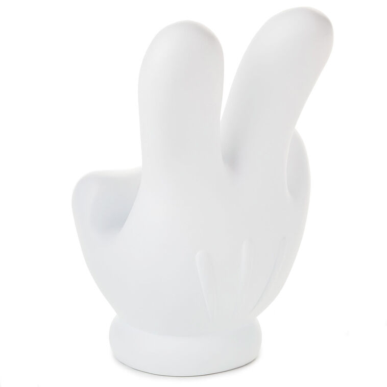 Hallmark Disney Mickey Mouse Peace Sign Cell Phone Holder