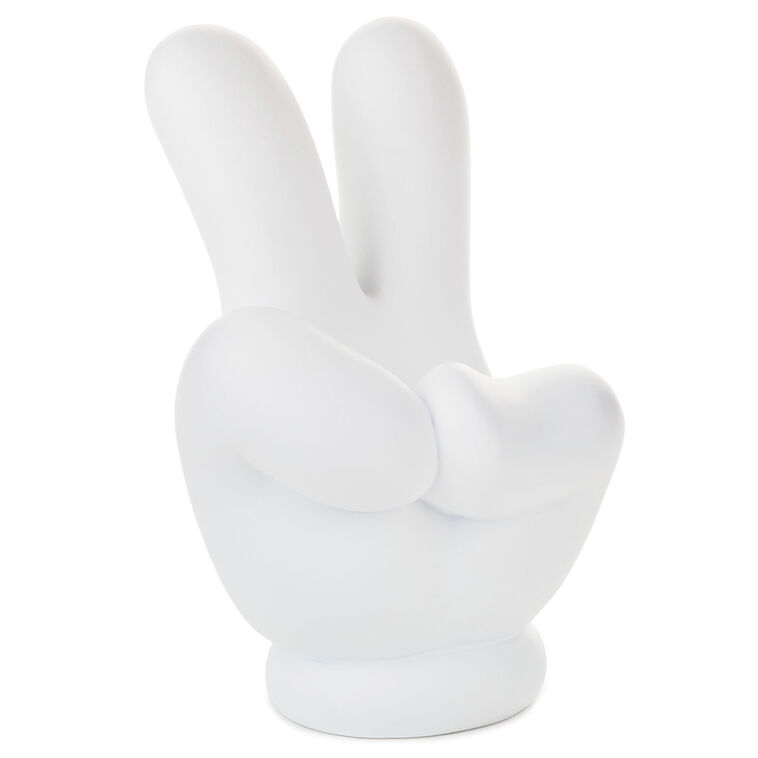 hallmark Disney Mickey Mouse Peace Sign Cell Phone Holder