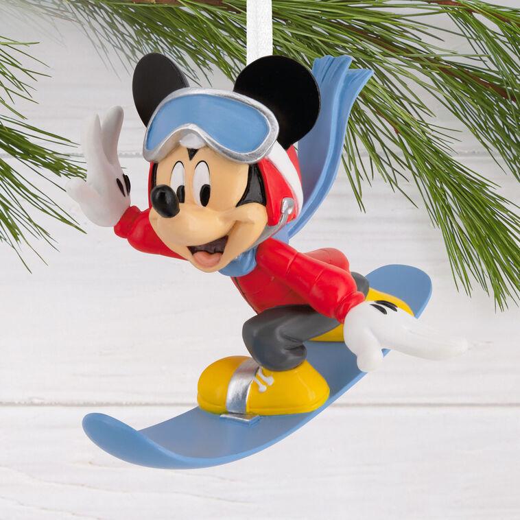 Hallmark Disney Mickey Mouse Snowboarding Hallmark Ornament