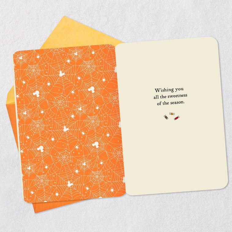 Hallmark Disney Mickey Mouse Sweetness Of The Season Halloween Card