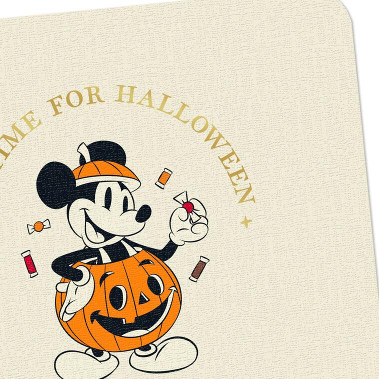 Hallmark Disney Mickey Mouse Sweetness Of The Season Halloween Card