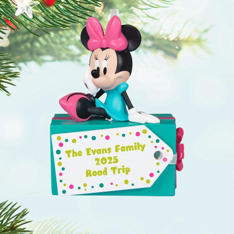 Hallmark Disney Minnie Mouse Christmas Present Personalized Ornament Custom Text