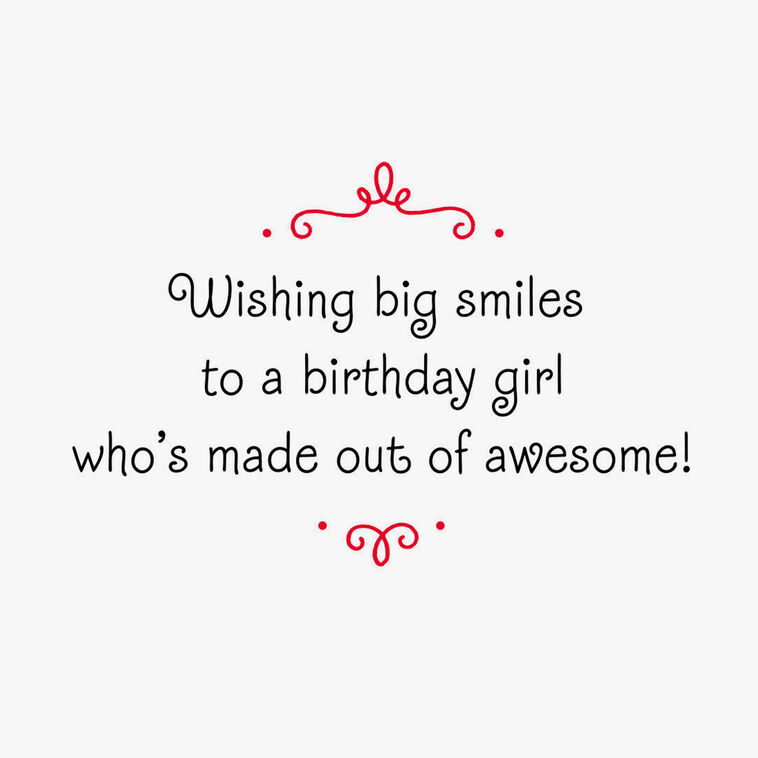 Hallmark Disney Minnie Mouse Cupcake Birthday Card For Girls