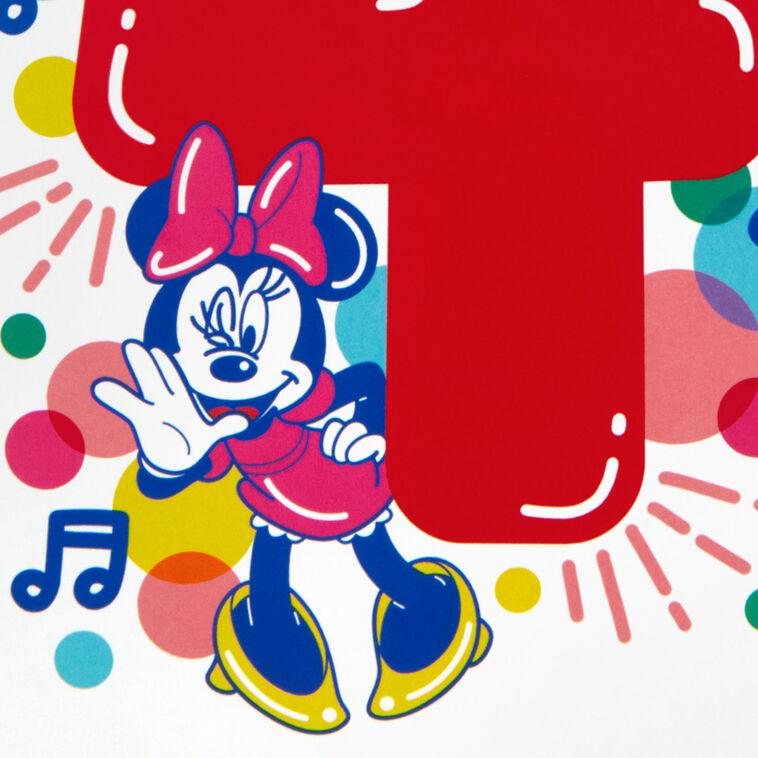 Hallmark Disney Minnie Mouse Fun-tastic Musical 4th Birthday Card
