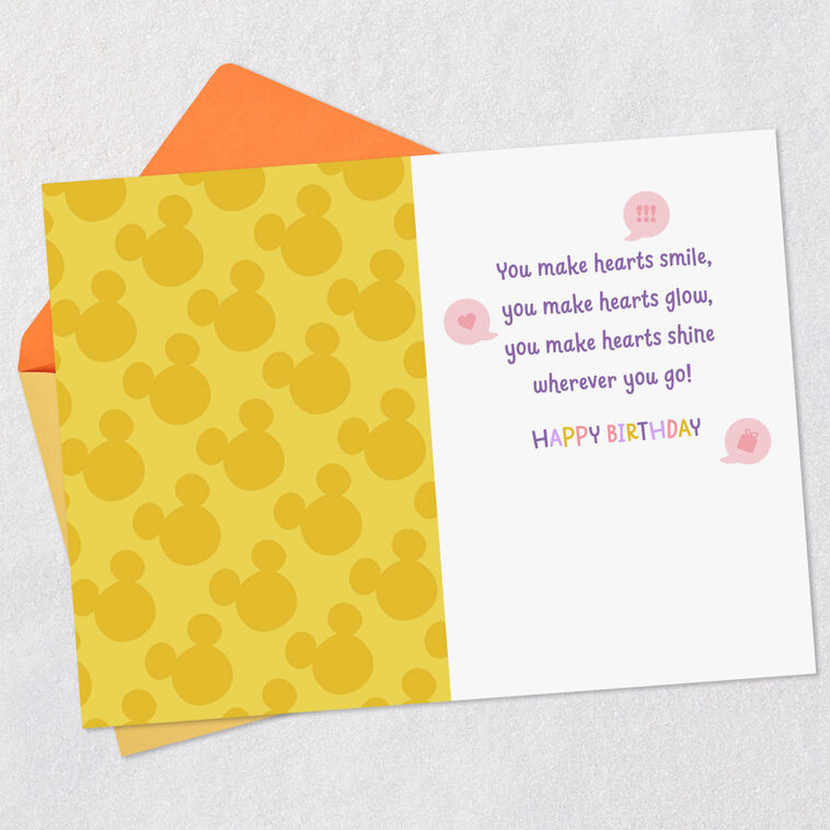 Hallmark Disney Minnie Mouse Hello Sunshine Birthday Card For Kids