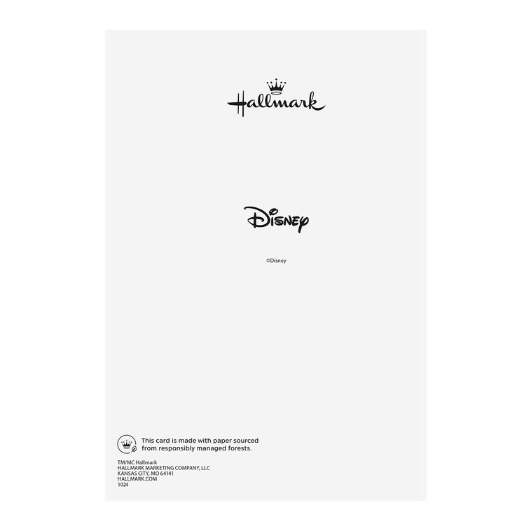 Hallmark Disney Minnie Mouse Smiles And Rainbows 7th Birthday Card With Stickers