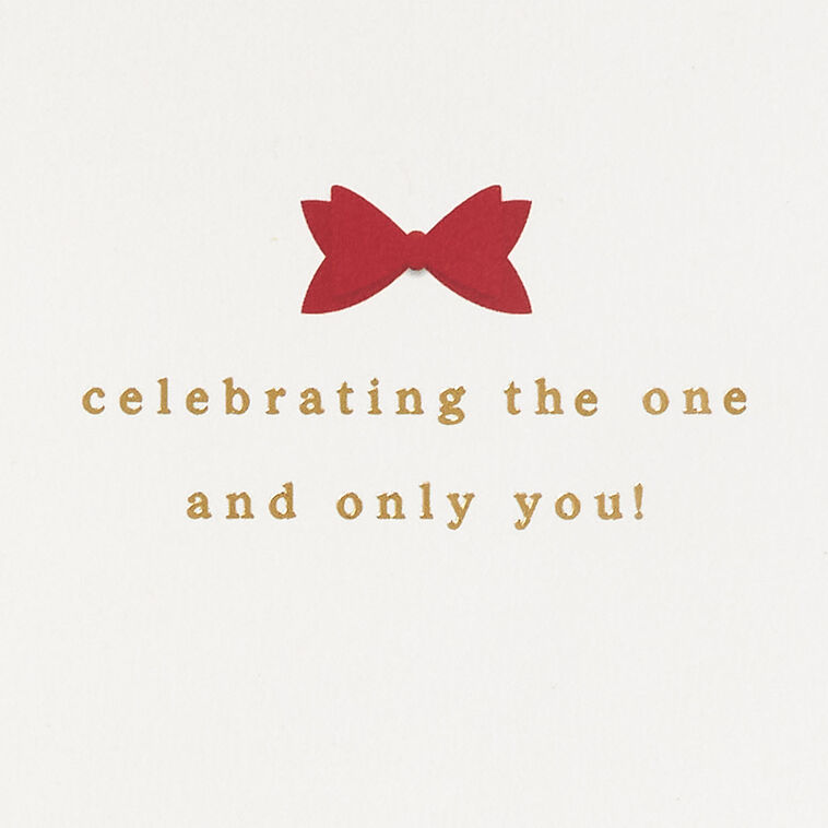 Hallmark Disney Minnie Mouse The One And Only You Birthday Card