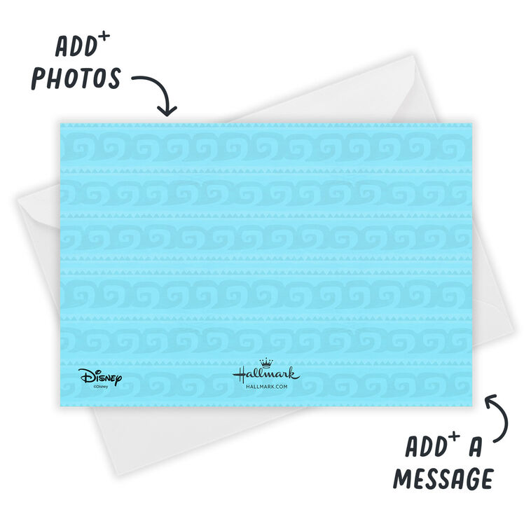 Hallmark Disney Moana Get Ready For Adventure Flat Birthday Invitation