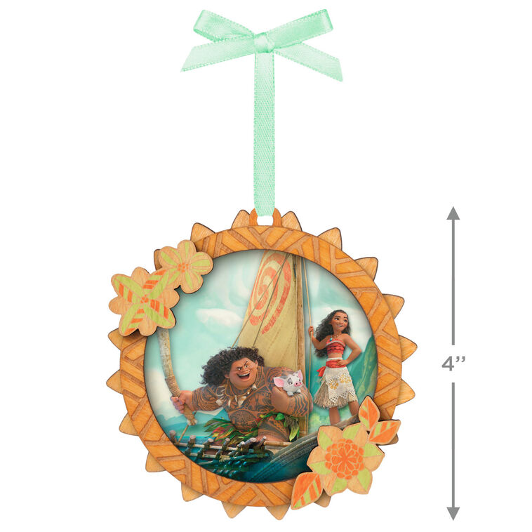 Hallmark Disney Moana Setting Sail Papercraft Ornament