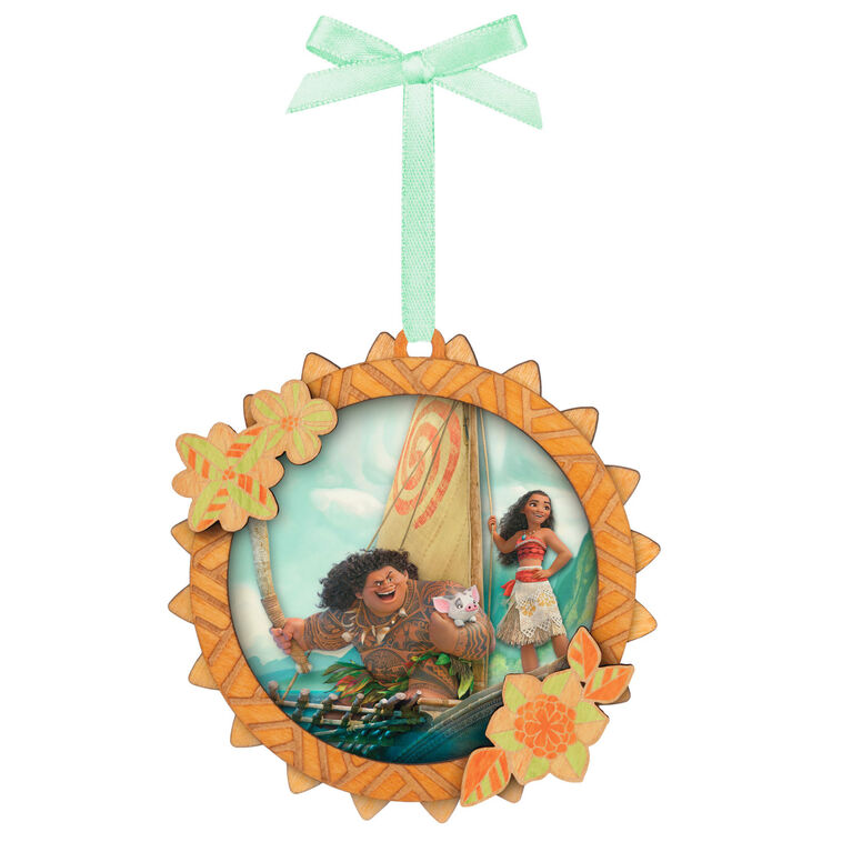 hallmark Disney Moana Setting Sail Papercraft Ornament