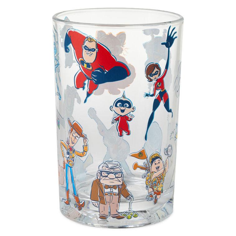 hallmark Disney/Pixar Characters Collectible Drinking Glass 13.5 oz