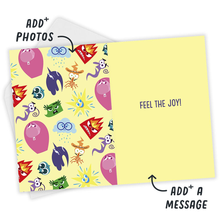 Hallmark Disney/Pixar Inside Out Feel The Joy Custom Birthday Card