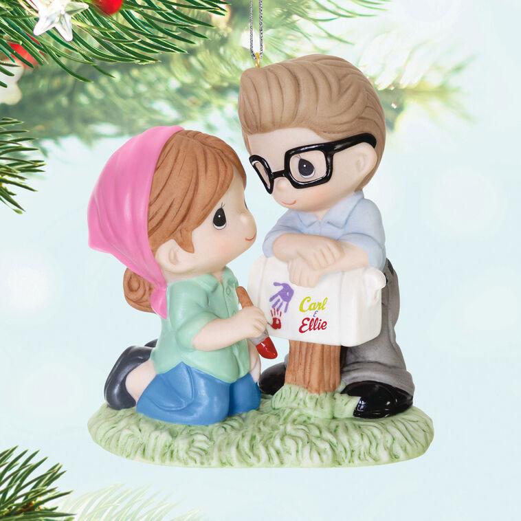 Hallmark Disney/Pixar Precious Moments Up Carl And Ellie Porcelain Ornament