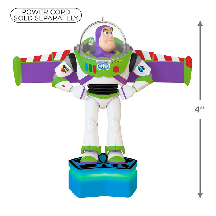 Hallmark Disney/Pixar Toy Story Collection Buzz Lightyear Ornament With Light And Sound